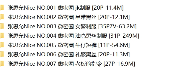 张思允Nice 微密圈 420MB-预览图片